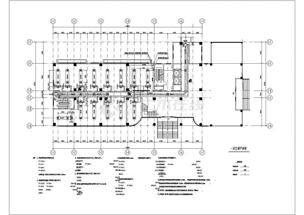 科技大楼蒸汽溴化俚中央空调设计图纸-图一