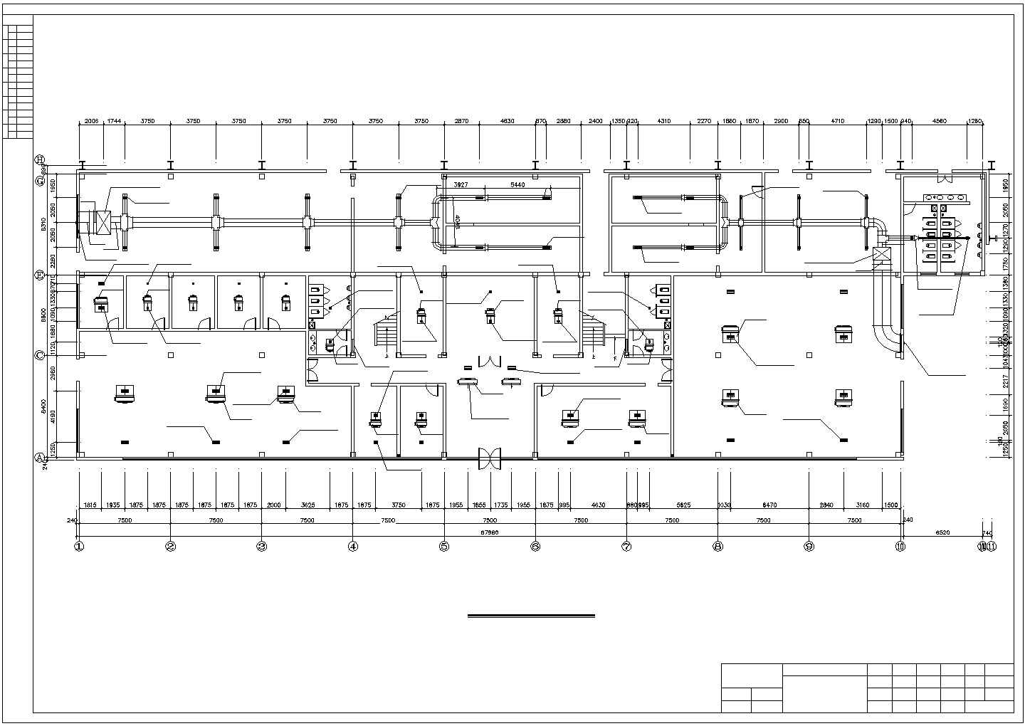 【山东】车间及办公楼通风空调系统设计施工图