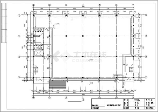 多层高发厂房楼采暖系统设计施工图（含给排水设计）-图一