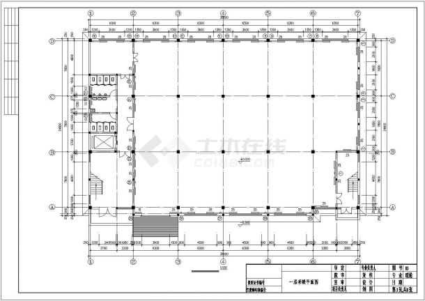 多层高发厂房楼采暖系统设计施工图（含给排水设计）-图二