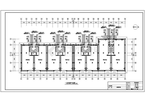 六层商住楼采暖通风系统设计施工图（含给排水系统）-图一