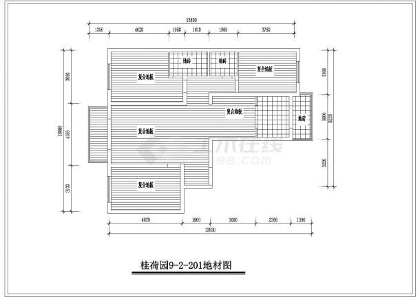 东莞市市中心某处酒吧室内CAD装修图-图二