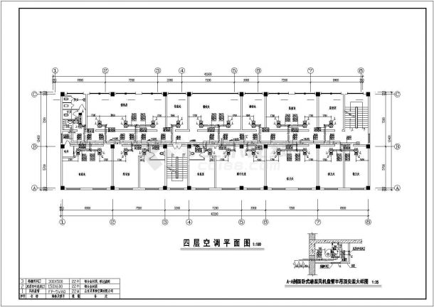 南方某地区六层农行暖通设计施工图纸-图二