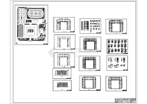 中学教学楼建筑结构设计附计算书（毕业设计）-图一