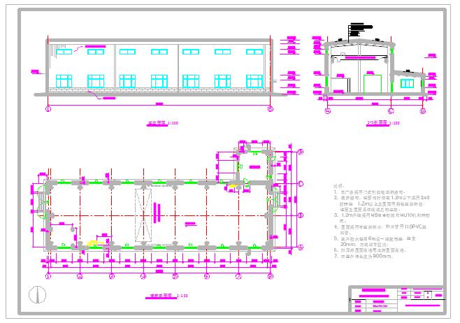 单层钢结构厂房毕业设计（含计算书，全套图纸）_图1