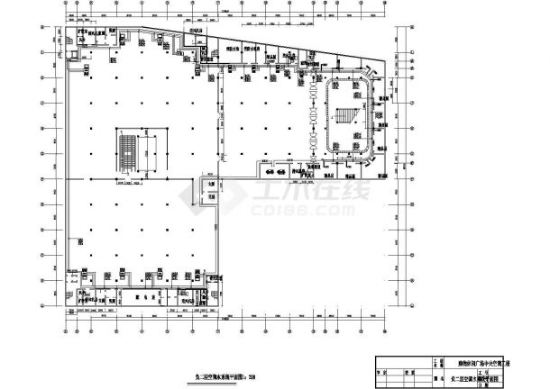 某地区地下两层商场空调系统设计图纸-图二