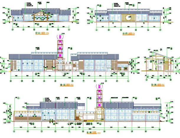 某私人会所整套建筑设计cad施工图-图一