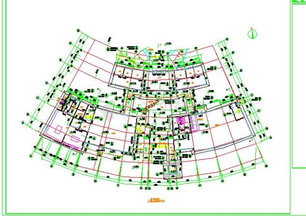 某私人会所整套建筑设计cad施工图-图二