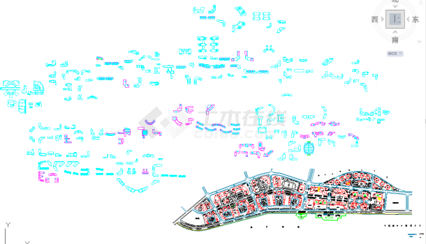 各种公建形态CAD图块设计（很详细）-图一