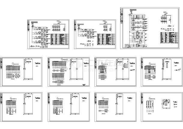 配电盘系统图控制电路图-图一
