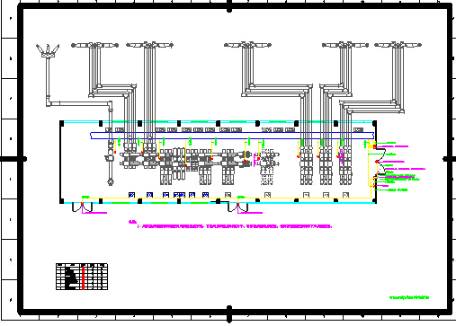 SF6泄漏监控报警系统二次线设计施工图_图1