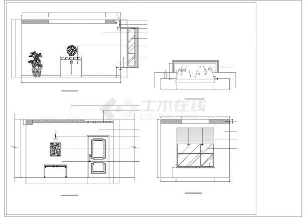 某中式高档别墅全套建筑设计施工图-图一