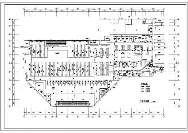 某大型高档超市全套建筑设计施工图-图二