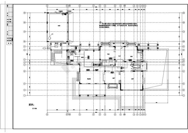 某地区高档私人别墅电气设计施工图-图二