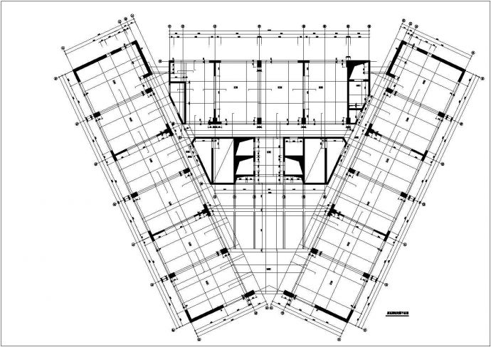 某地框剪结构商住楼结构设计施工图纸_图1