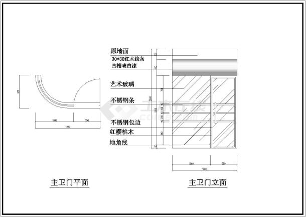 幸福海岸室内装修设计图纸（全套）-图一