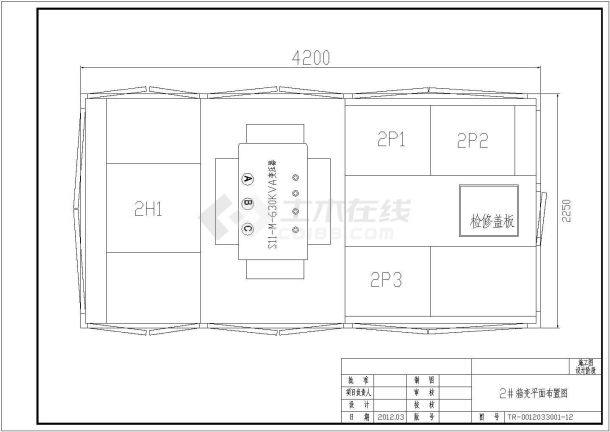 某地市政电力输电工程设计详细施工图-图二