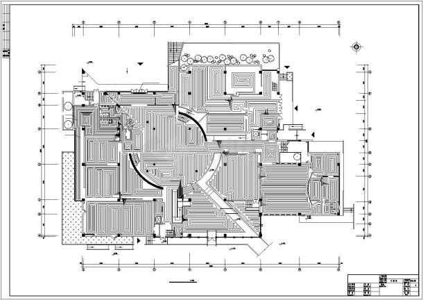 【河北】文化博物馆地板辐射采暖系统设计施工图-图一