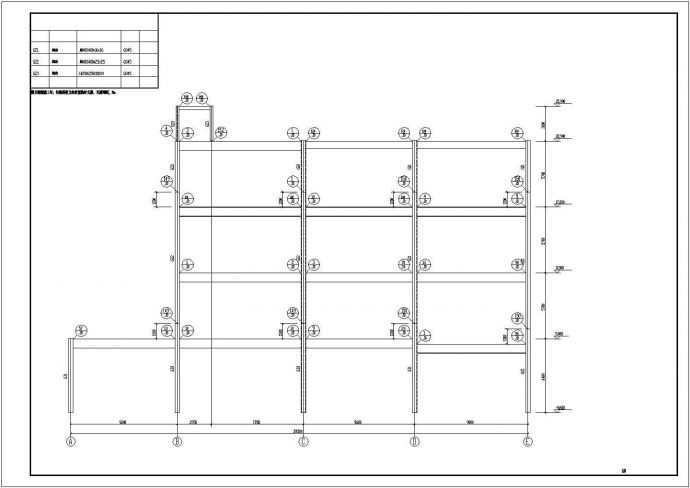钢框架结构住宅楼结构设计施工图纸_图1