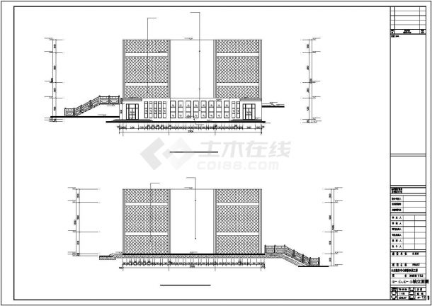【重庆市】某体育馆建筑结构方案设计图-图二