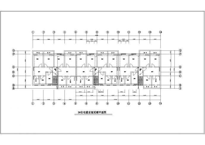 【陕西】家属楼住宅小区采暖系统设计施工图_图1