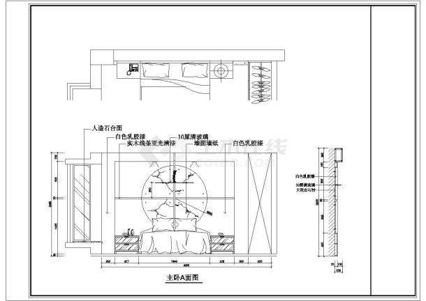 某两室两厅家居装修设计图（全套）-图一