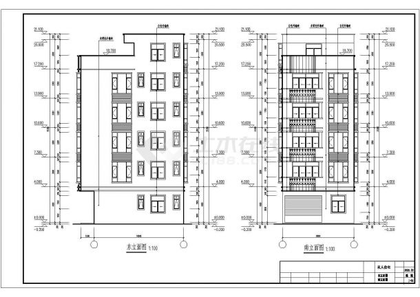 【广东】五层框架结构私人住宅建筑结构施工图-图二