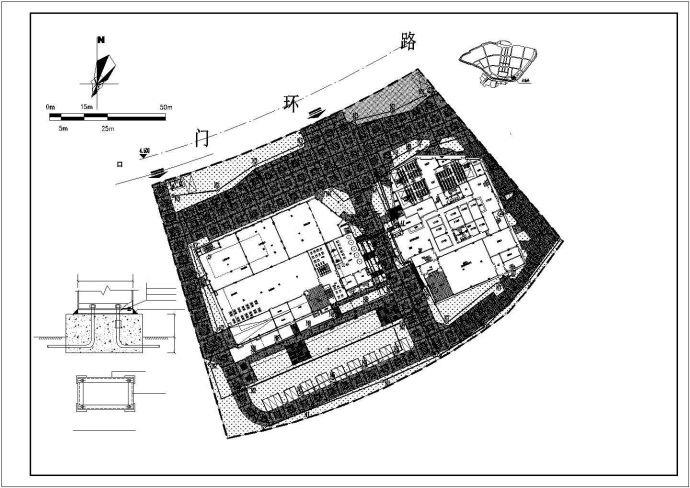 【浙江】休闲广场工程传达室电气施工图_图1