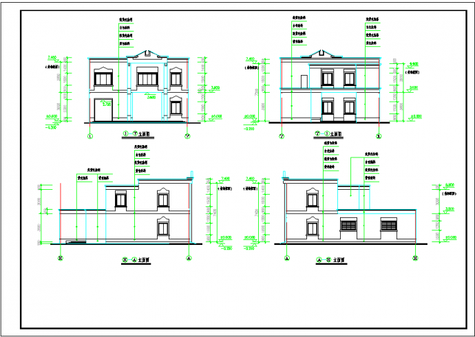 二层清洁楼建筑设计cad设计施工图_图1