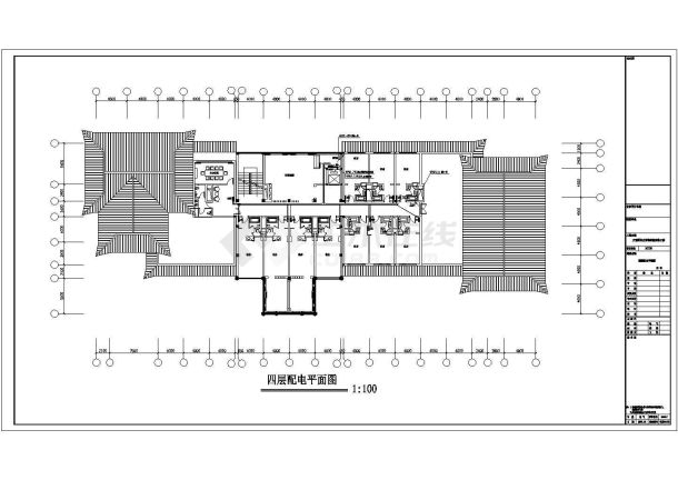 某地区宾馆建筑电气设计CAD改造图-图一
