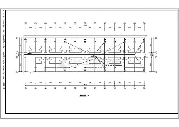 某地区职工宿舍CAD电气设计施工图-图二