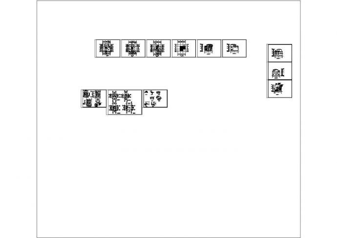 某三层别墅建筑施工图（带效果图）_图1