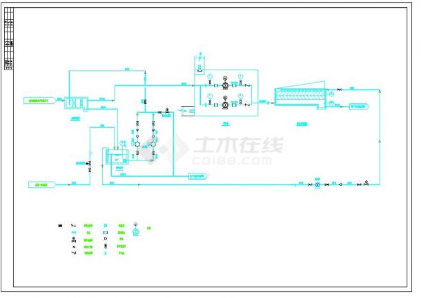 两万立每小时生物除臭cad设计图纸-图一