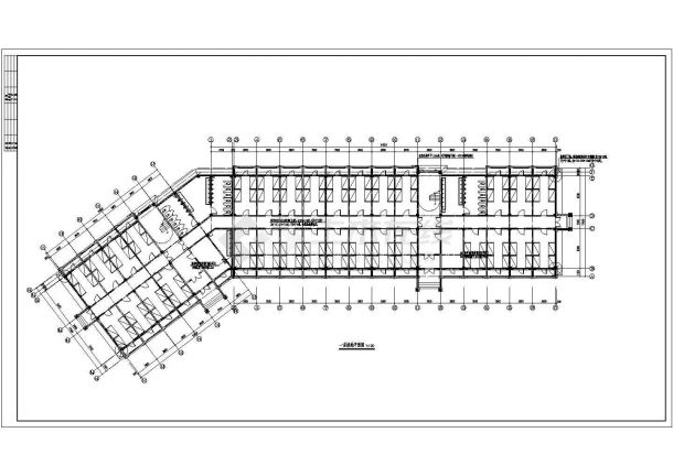 大学宿舍楼电气设计cad图纸-图二