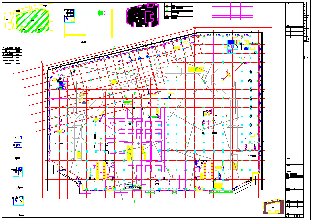 某大型高层商业综合体建筑设计施工图_图1