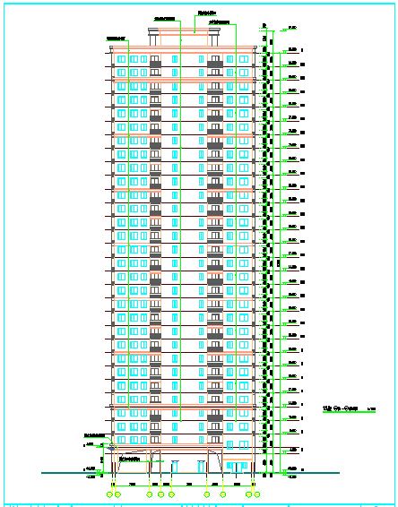 【浙江省】某18#高层住宅建筑结构施工图-图一