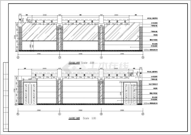 某商业综合楼建筑电气施工CAD图纸-图一
