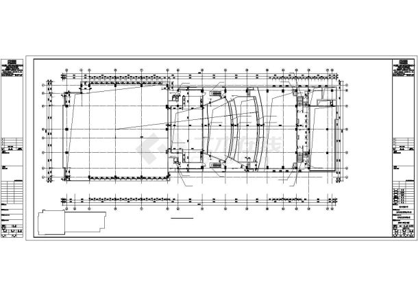 【湖南省】某中学综合馆建筑结构施工图-图二