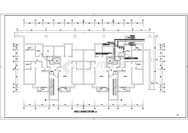 某二类高层住宅综合楼电气设计施工图-图一