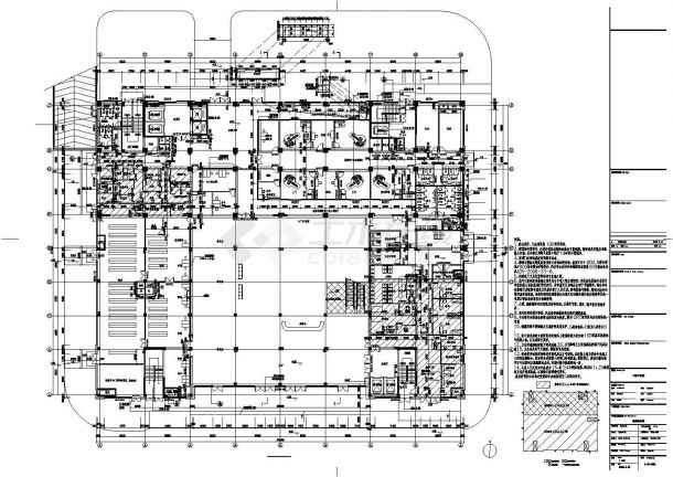 【江苏省】十二层现代风格医院建筑施工图-图一