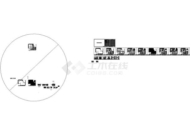 成都金穗投资公司装修全套施工图-图一