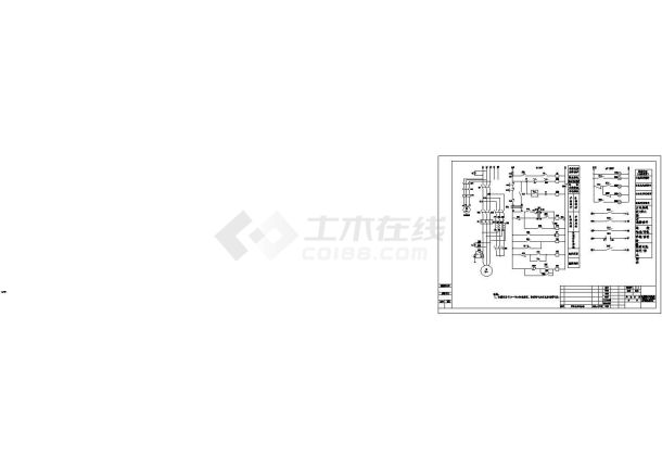 自藕降压起动控制柜（带电动油泵）原理图-图一