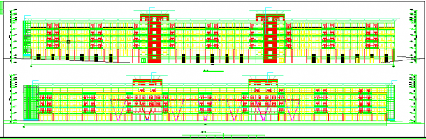 大型办公式酒店CAD设计图纸及说明-图二