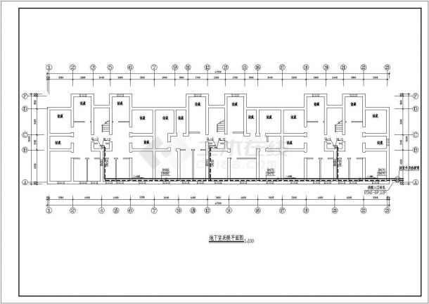 江苏某地区2#住宅楼暖通设计cad图纸（含设计说明）-图一