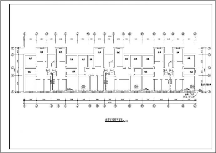 江苏某地区2#住宅楼暖通设计cad图纸（含设计说明）_图1