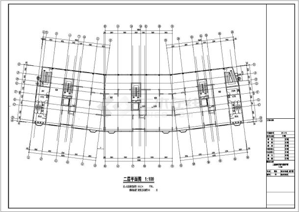 四川某小高层住宅室内天然气管道设计cad图纸-图二