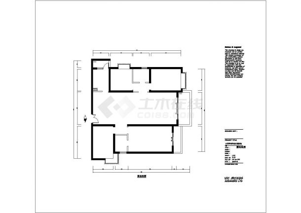 某地区住宅装修设计施工CAD详图-图二