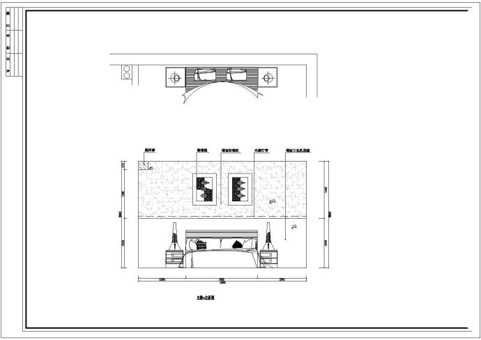 某地区室内装修设计施工CAD详情图_图1