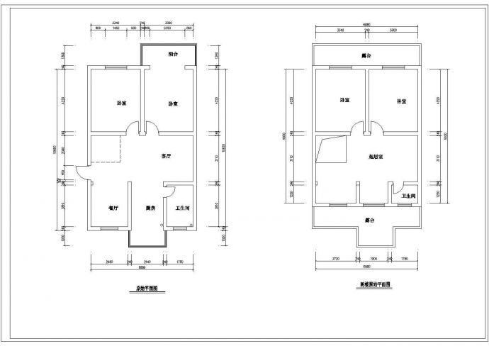 某地区家居装修设计施工CAD详图_图1
