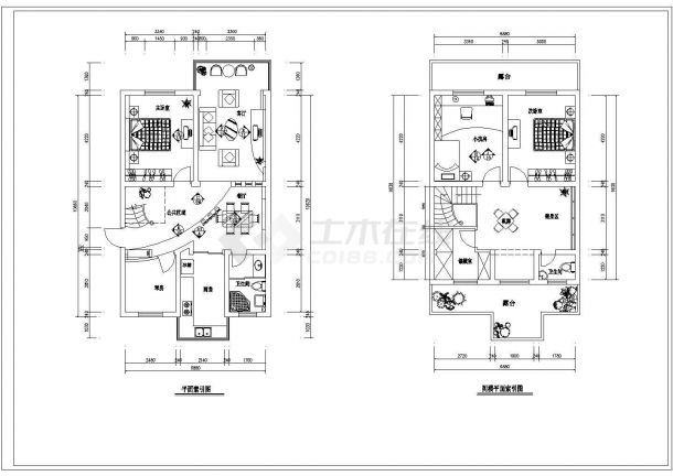 某地区家居装修设计施工CAD详图-图二
